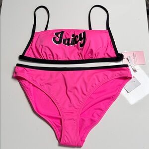 JUICY COUTURE 2 PIECE BIKINI SET SIZE XL